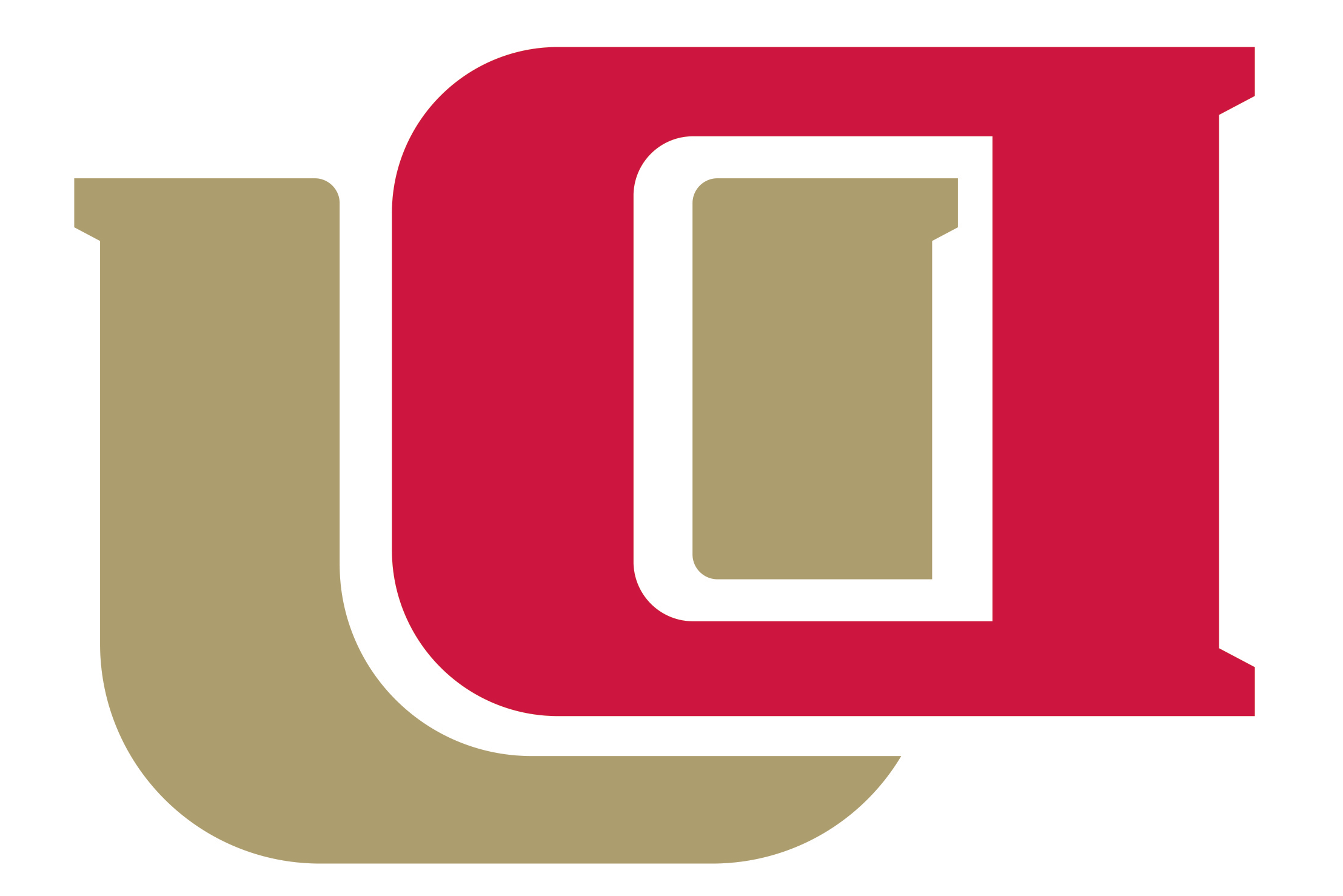 Interlocking D 和 U for University of Denver logo